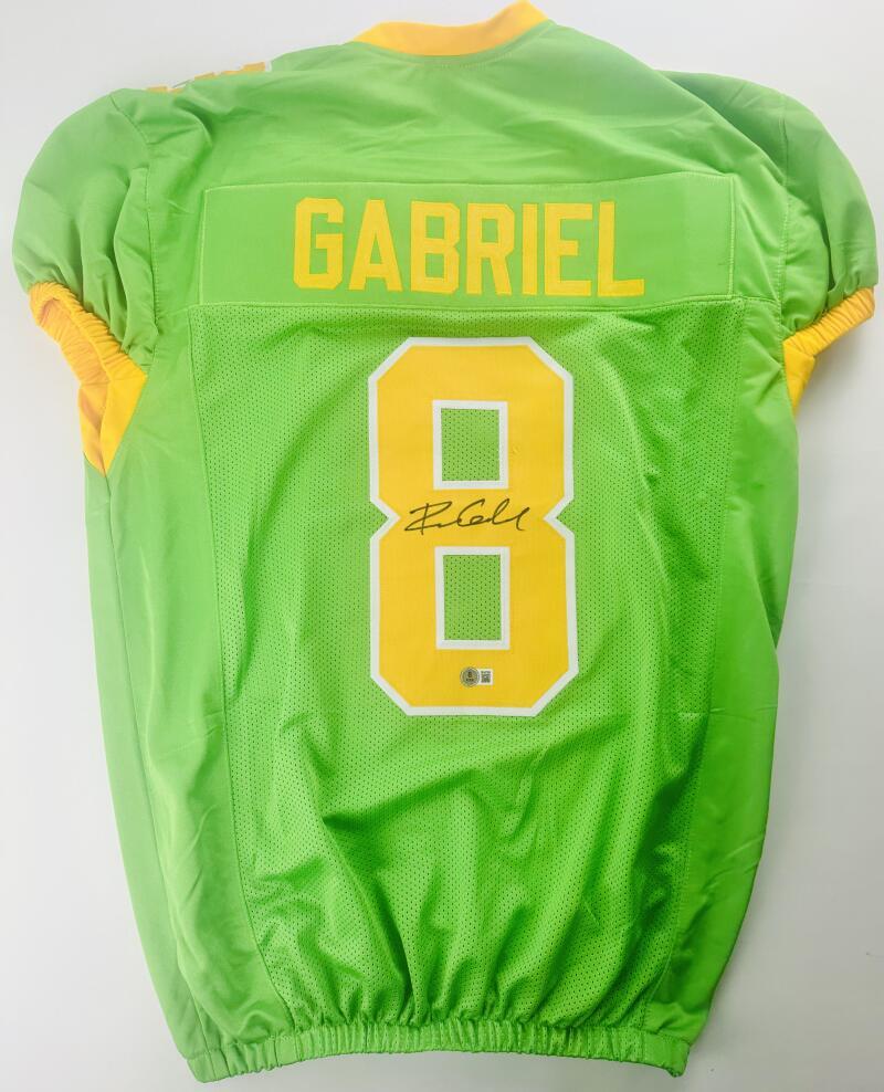 DILLON GABRIEL Autographed Signed Oregon Ducks GAME CUT FOOTBALL JERSEY BAS K930 