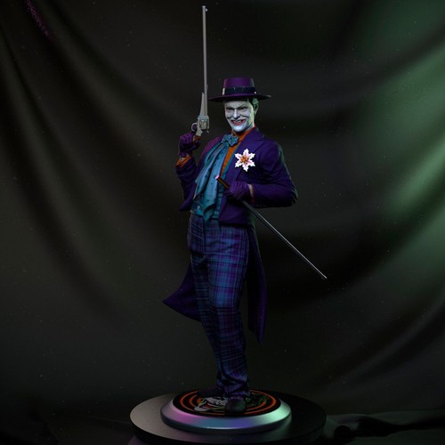 Jack Nicholson JOKER inspired Figure / Model / Statue Fan art resin model BATMAN - Picture 6 of 6