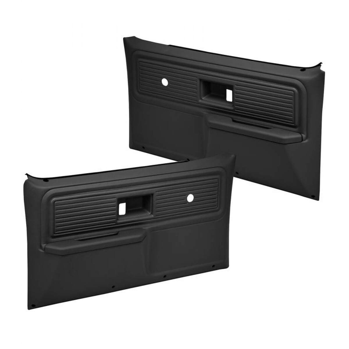 1834NBLK Coverlay Set of 2 Door Trim Panels Front Driver & Passenger