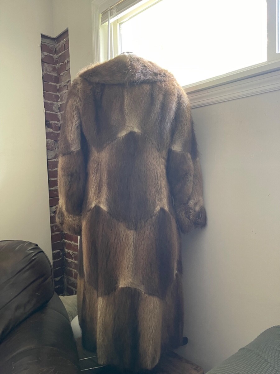 Alper Richman Furs Chicago, Vintage Fur Coat, Authentic, Button
