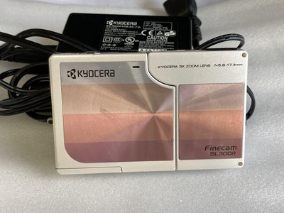 KYOCERA Finecam SL300R Compact Digital Camera Snow white | eBay