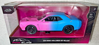 JADA PINK SLIPS 2015 DODGE CHALLENGER SRT HELLCAT 1:24 SCALE   **NEW 2023**