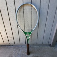 Vintage Prince 822 Classic Grip 4-5/8 Tennis Racquet Aluminum 27  Long Green
