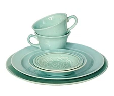 Taylor Smith & Taylor LURAY PASTELS GREEN Earthenware Dinnerware CHOICE