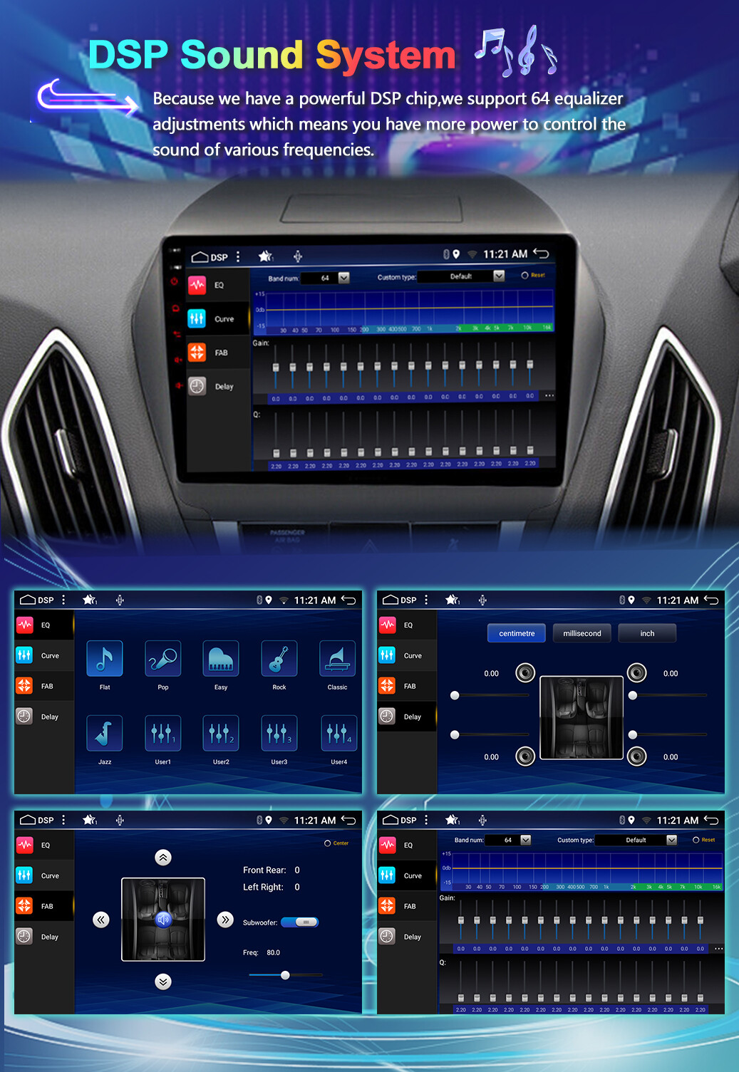 10.1 Für Hyundai IX35 Tucson 2010-15 Autoradio GPS Navi Android 13 CarPlay DSP