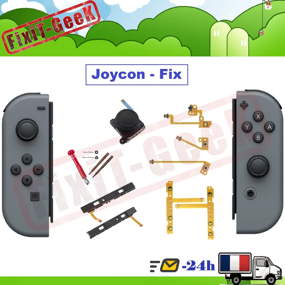 Nintendo Switch Joy con Fix , L ZL Zr SL SR Joystick Flex repair