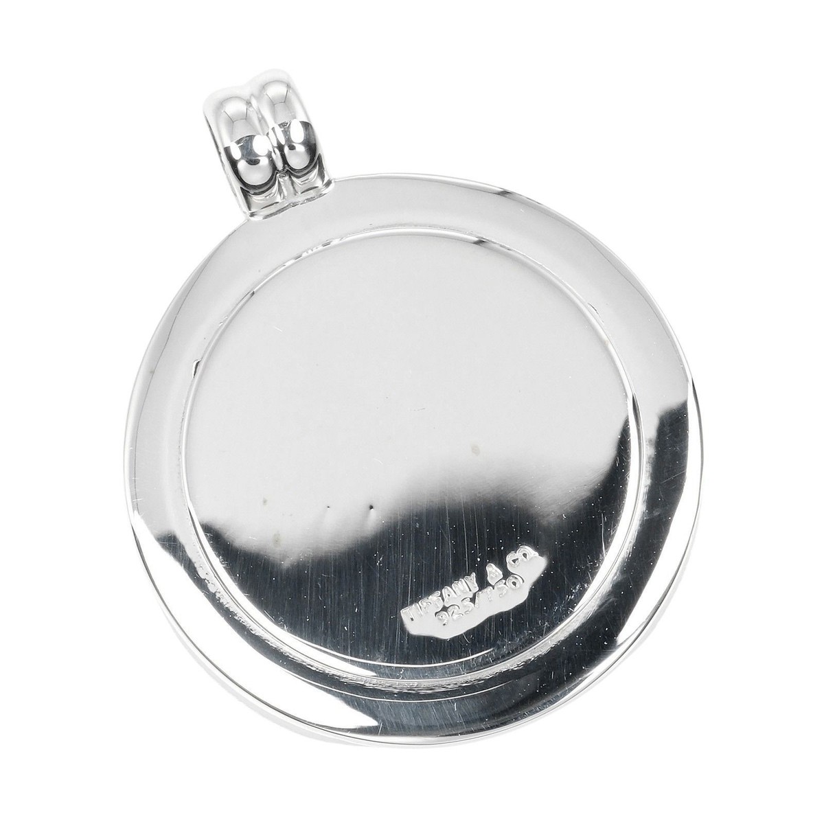Tiffany & Co. T&C Pendant Top Coin Silver 925 x K18 Yellow