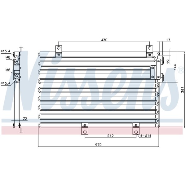 Kondensator Klimaanlage FüR Fiat Coupe FA/175 Alfa Romeo 145 930-image