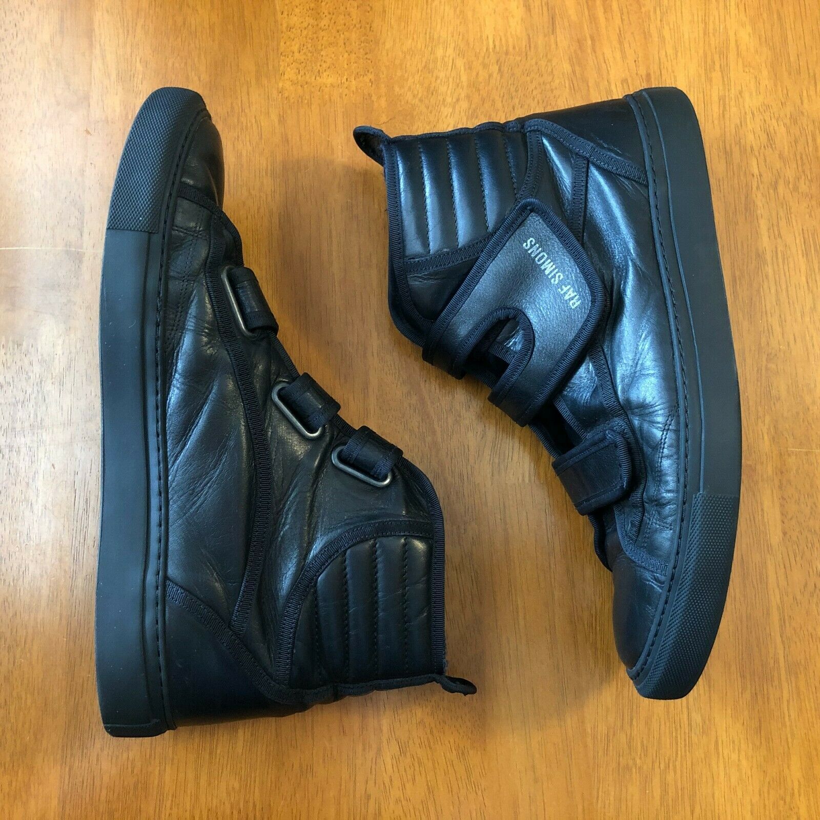 100% Authentic RAF SIMONS Adjustable High Sneaker… - image 3