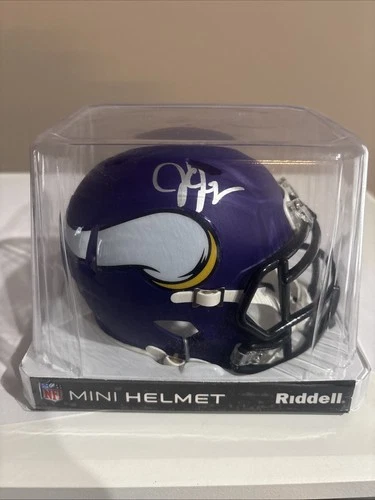 Justin Jefferson Autographed Mini Football Helmet