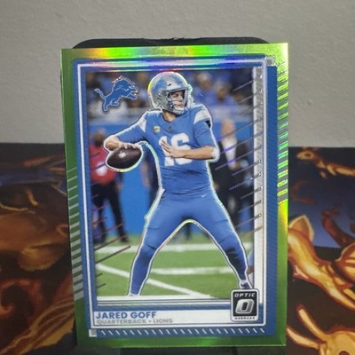 2025 Panini Donruss Optic - Jared Goff #149 Neon Green Prizm /199
