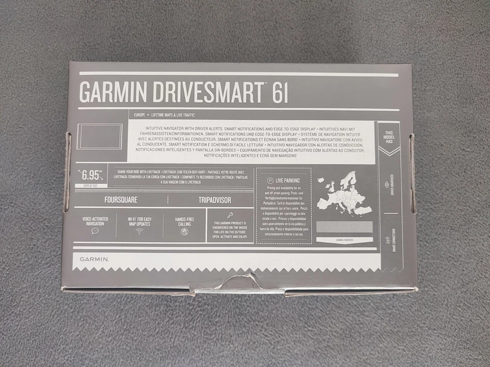 Garmin DriveSmart 61 LMT-S 7 Zoll PKW Navi Europa WLAN Traffic via Smartphone - Bild 2 von 4