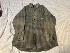 Rasco FR 2XL Green Blue Plaid Flame Resistant Cotton Work Shirt