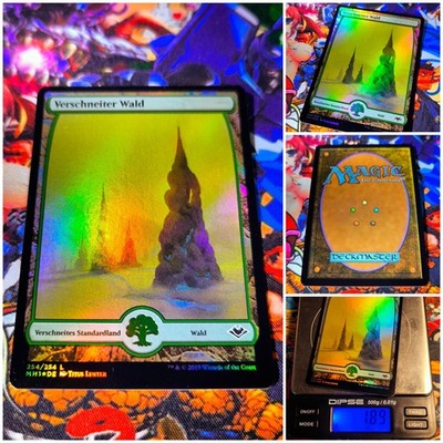 MTG Snow-Covered Forest   Nm Full Art Land FOIL Modern Horizons MH1 OG