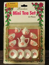 Vintage Thirteen piece Miniature China Tea Set