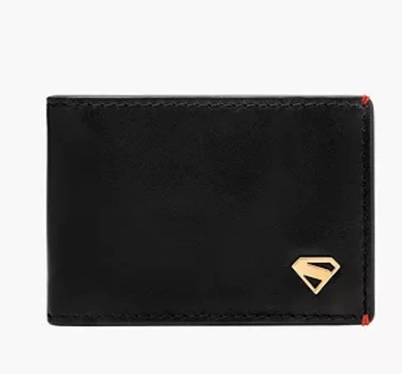 Superman x Fossil DERRICK Sliding 2-in-1 Money Clip Bi-Fold Wallet – NEW F/S JP - Image 2 of 4