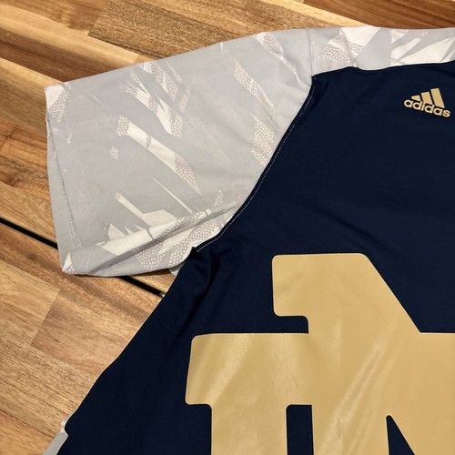 MENS NOTRE DAME ADIDAS BASKETBALL SHOOTING SHIRT 2XL 2013 - Picture 3 of 12