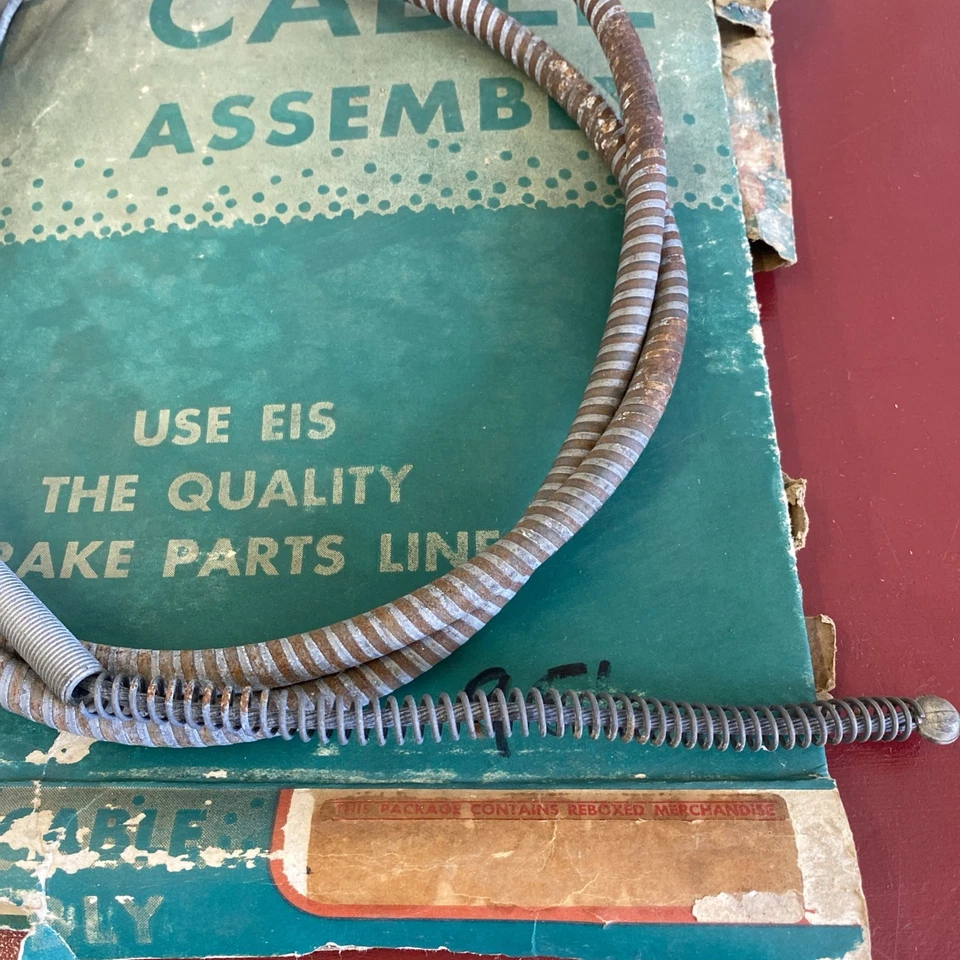 "Plymouth Dodge Desoto Chrysler 1954 palanca de mano cable de freno BX956 691/2"" CABLE 601/2""" Foto 2 de 4