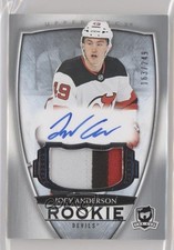 2018-19 Upper Deck The Cup Rookie 163/249 Joey Anderson #123 Patch Auto 2d8