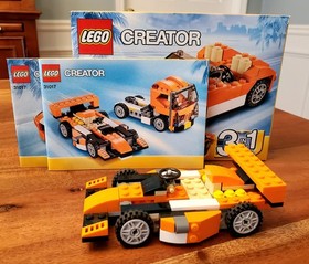 LEGO Creator 3 in 1 Sets 31072 Extreme Engines and 31017 Sunset Speeder