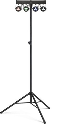 Kompakt-Lichtset mit 4 RGBW-Spots & Lichtstativ ideal für Bands, Bühnen oder DJs