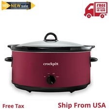 Crock-Pot  Manual 8-Quart Slow Cooker, Rhubar...