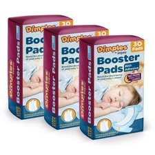 Inspire Dimples Booster Pads, Baby Diaper Doubler with Adhesive - 1 Size Fits