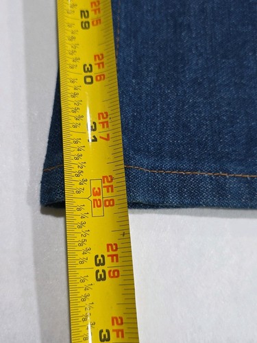 Wrangler 945pw Boot Cut 14 OZ Sanforized Jeans 42 x 32 Dark Wash Vintage NOS USA - Picture 11 of 15