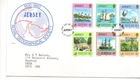 1981 JERSEY - ROYAL GEOGRAPHICAL SOCIETY 150 YEARS FDC FROM COLLECTION N10