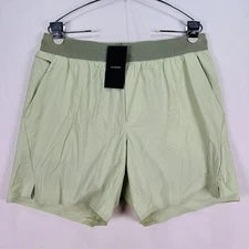 Ten Thousand Set Shorts Mens Large Green Celdon 6.5" Lined Training Running NWT