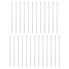 25pcs Sewing Needles 0.4mm Dia 51mm Long Ultra-Thin Stainless Steel Needles