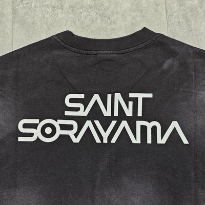 SAINT Mxxxxxx Sorayama T-Rex T-shirt Hajime Sorayama Mens Grey