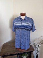 Men  s Under Armour XL The Playoff 2.0 Polo Blue Athletic Shirt