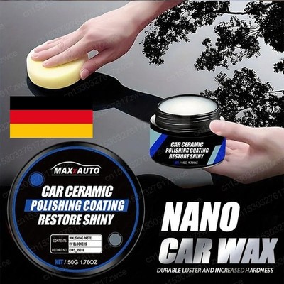 Car Ceramic Nano Wax Coating Anti-Scratch Car Polishing Scratch Repair Wax 2026
