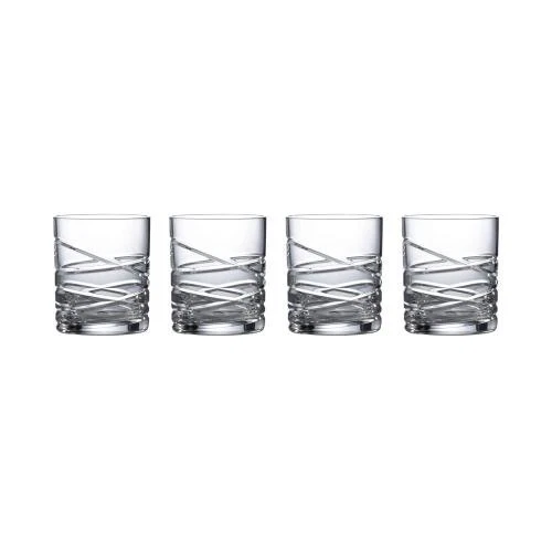 Royal Doulton Saturn Nouveau Crystal Tumbler Set of 4 : RRP $499