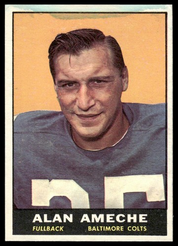 Alan Ameche #3 1961 Topps card