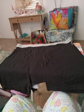 Hanes Cotton Boxer Briefs, Size 3XL 48-50  . 3 Pairs. New, No Package.