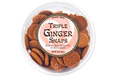 Trader Joe s Triple Ginger Snaps Cookies   14 oz Each   Fresh & Crunchy!