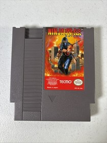 Lot OF 3 NES Ninja Gaiden I And II Cartridges With Case Tested