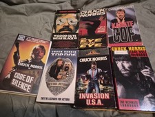 Chuck Norris VHS Lot 1 Cannon Films Invasion USA Code Of Silence