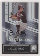 2007 Donruss Elite Extra Edition 244/419 Brandon Hicks #8 Auto 0f6