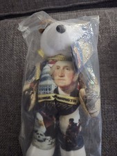 George Washington Presidential State Coin Bear New/Sealed Bean Bag 2011