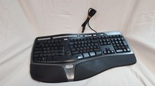 Microsoft Natural Ergonomic Keyboard 4000 Schwarz Kabelgebunden USB UK Layout