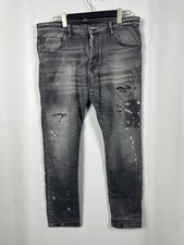 DSQUARED2 Denim Gray Regular Straight Jeans S...