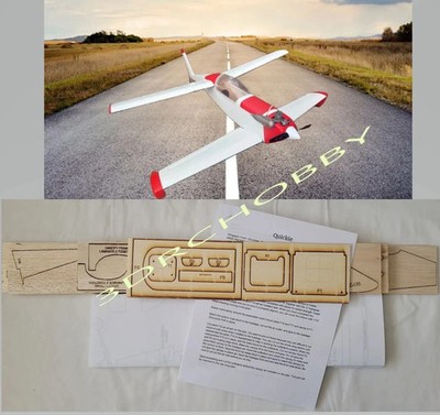 Quickie Canard 28'' WS RC Airplane Kit Laser Cut Balsa & Ply Short Kit & Plans