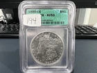 1890-CC $1 Morgan Silver Dollar ICG AU53 CARSON CITY (CAJ)