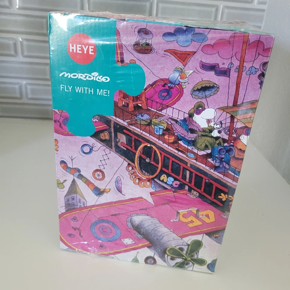 全新 Heye Puzzle 29887 Mordillo: Fly With Me! 1000 件 50x70 厘米 F1020 ‎3329887 — 第 2/4 张图片