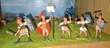 soldiers 1/35 1/32 marx romans romani rare Cane' Dulcop Painted Paintings