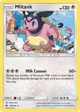 Miltank-Pokemon-158/214-SM - Lost Thunder-Rare-NM-Naoki Saito