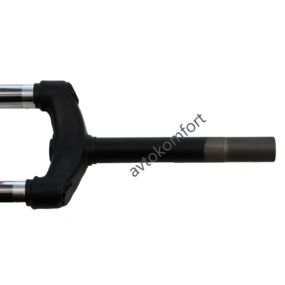 Forcella bici 26 pollici 25,4 mm 1 in filetto MTB mountain bike sospensione molla - Immagine 4 di 4